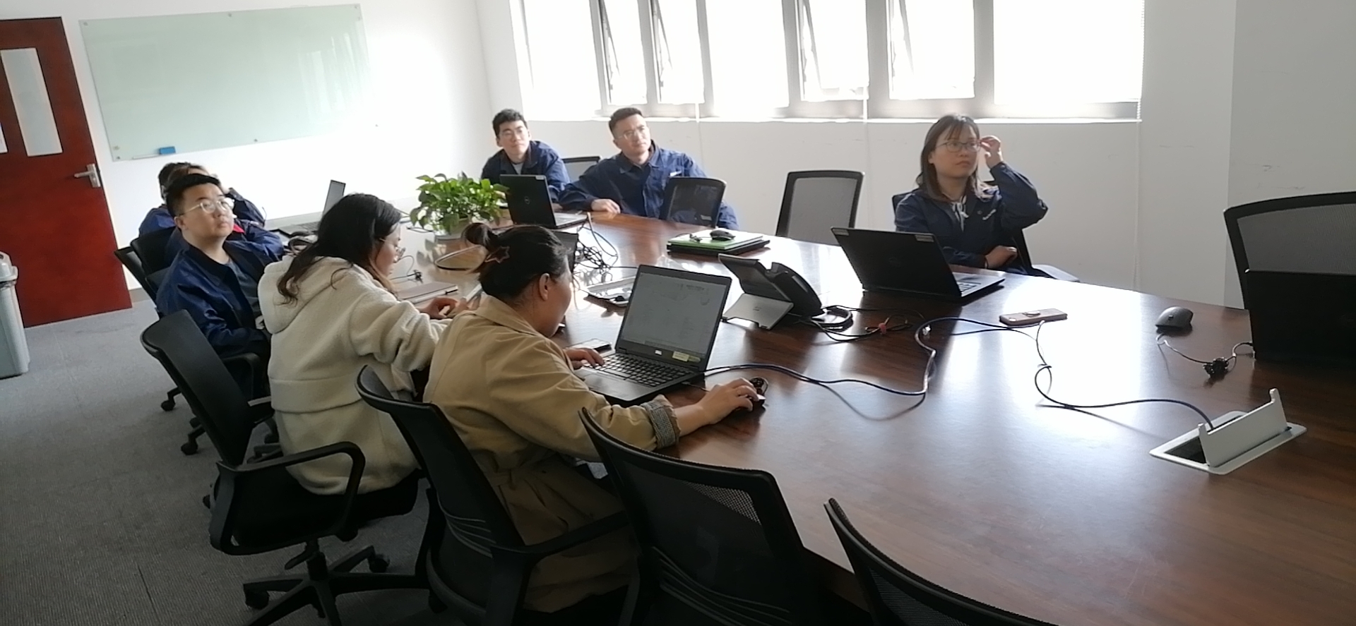 常州某热交换器JODON非接触测量线上交流会