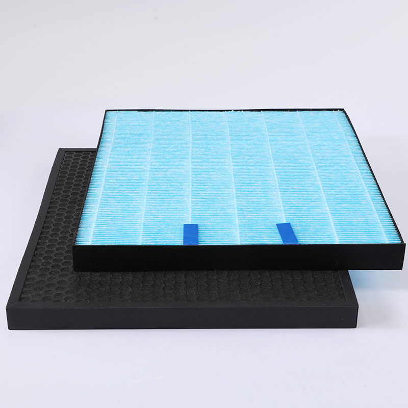 初效滤棉+活性炭+HEPA空气净化器滤网套装（3片装）