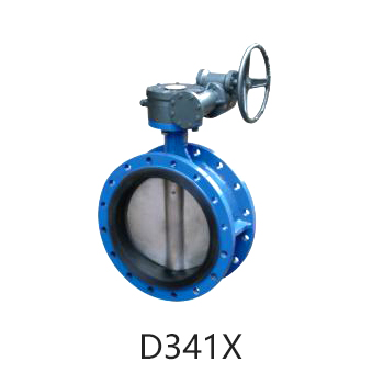 蜗轮传动法兰蝶阀