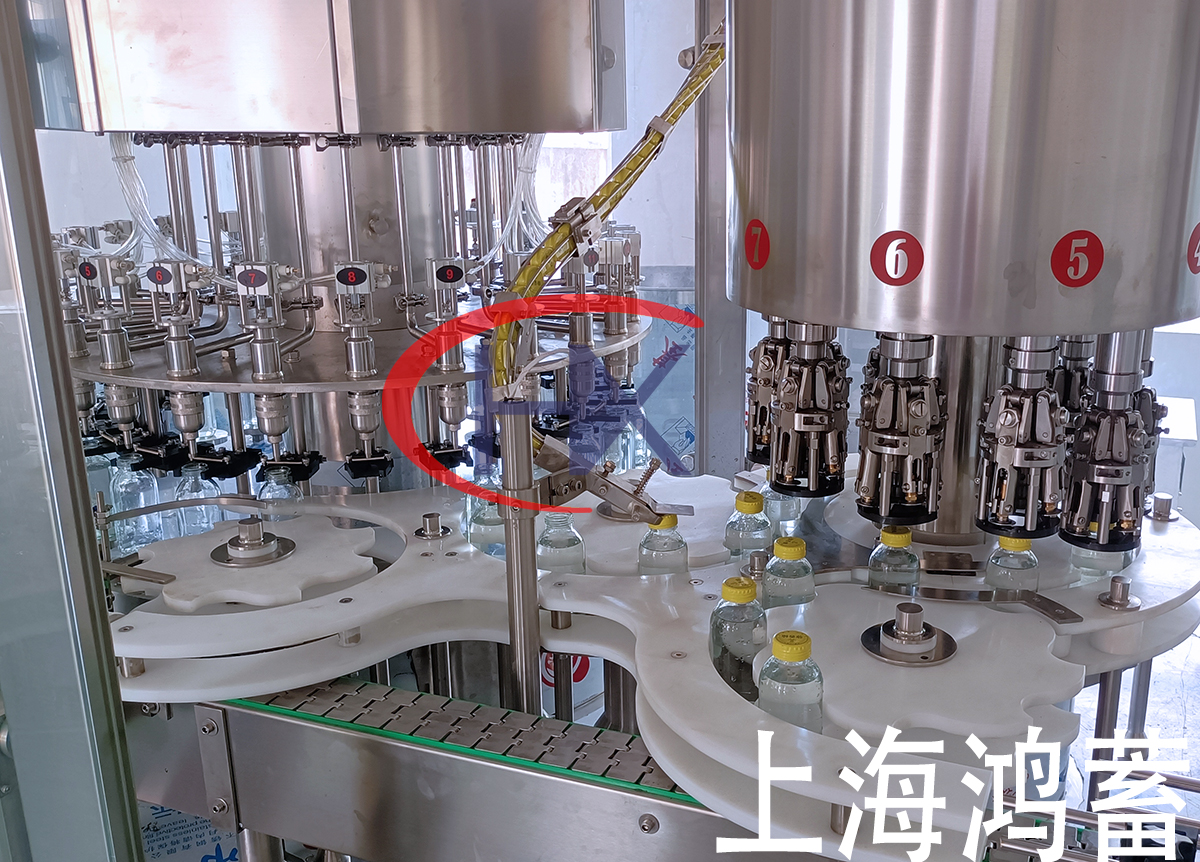 300ml玻璃瓶飲料灌裝封口一體機(jī)