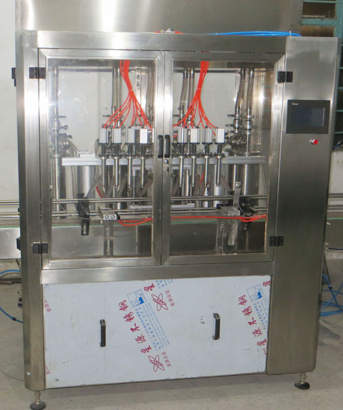 12頭濃醬缸筒式定量灌裝機(jī)