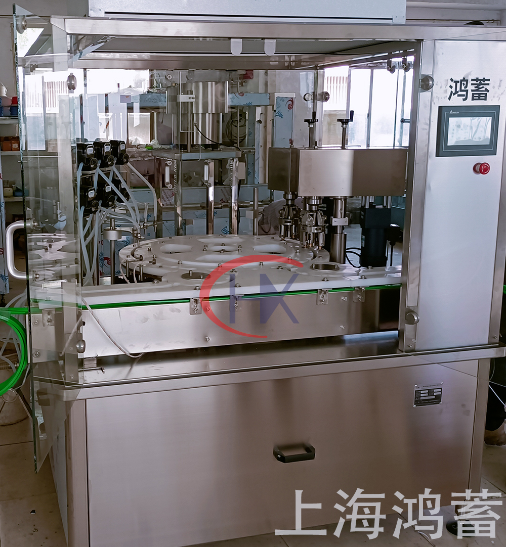 10-50ml六頭灌裝雙頭封口一體機(jī)