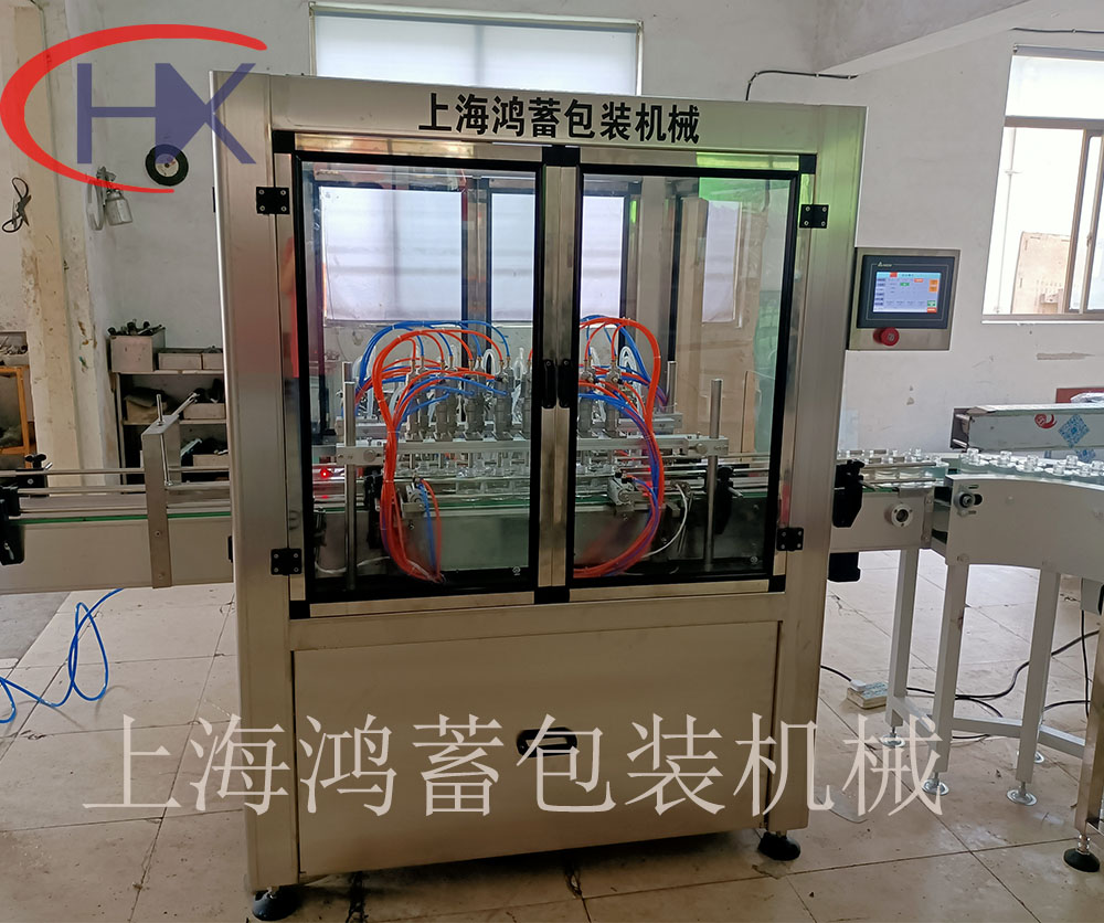 8+8雙排伺服灌裝機（50-250ml）（16頭灌裝機）