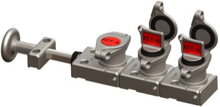 图形编码三钥匙门禁程序锁/五防锁