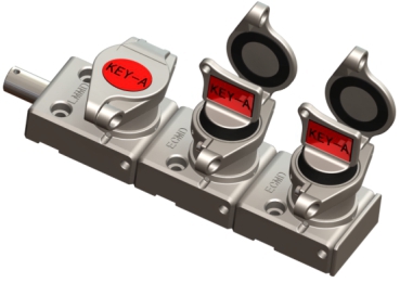 图形编码限位程序锁/五防锁组合（一换二）