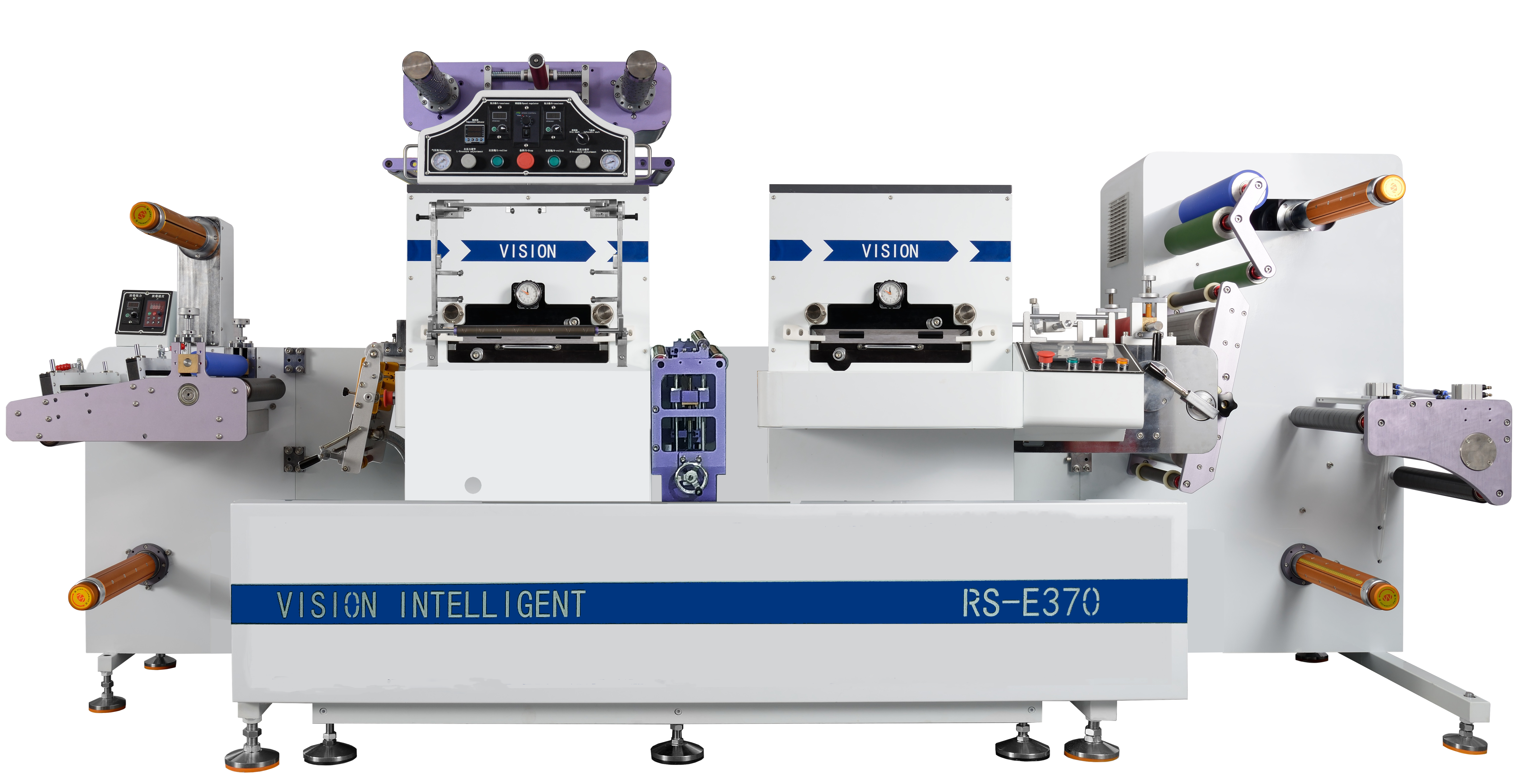 RS-E Double stations flatbed die cut machine