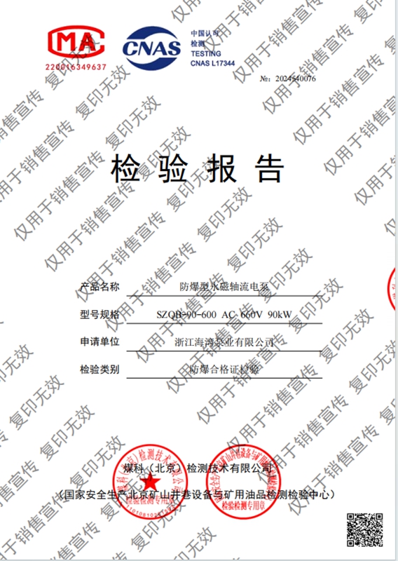 Inspection report