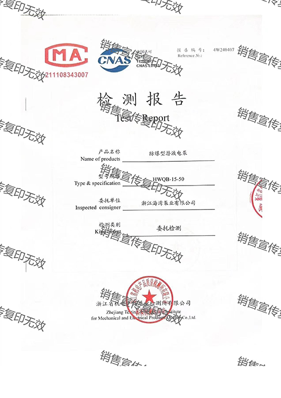 Test report