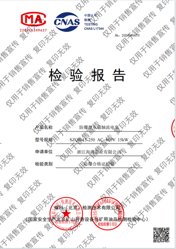 Inspection report