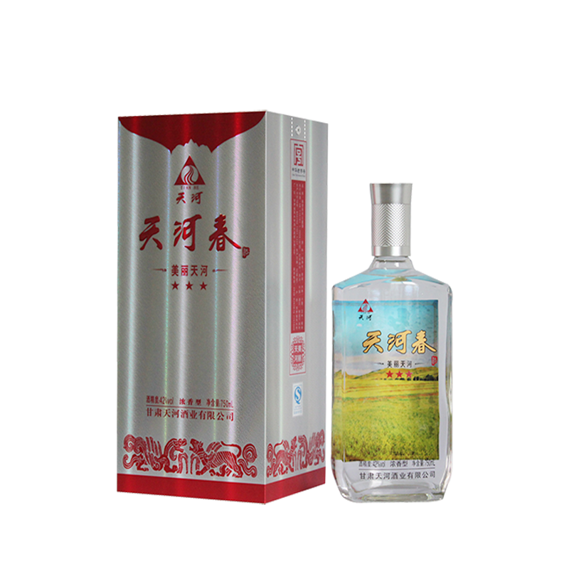 42%vol750ml美丽天河三星