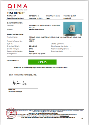 Test Report of Quality&nbsp;