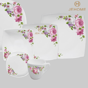 JEC0123 Hard Square  Dinner set