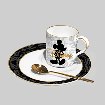 ODMMKY20005-3pc Tea Mug With Sacer-Tray set