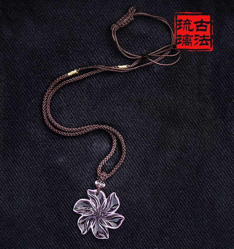 产品：曼陀罗琉璃吊坠