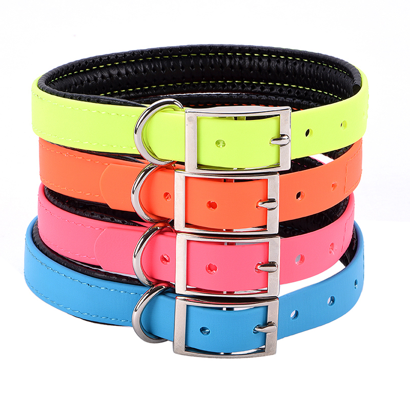 亚马逊电商专供PVC项圈柔软衬垫宠物项圈