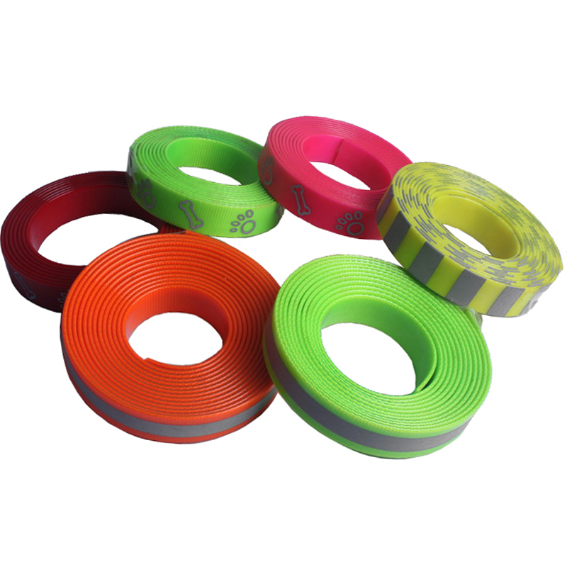 易清洗反光TPU包胶织带