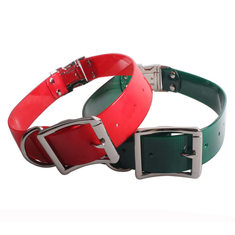 新款亮面可调节TPU宠物项圈 宠物脖套