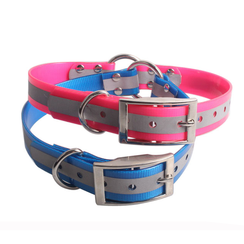 反光带O环防水项圈 可定制TPU环保耐磨项圈