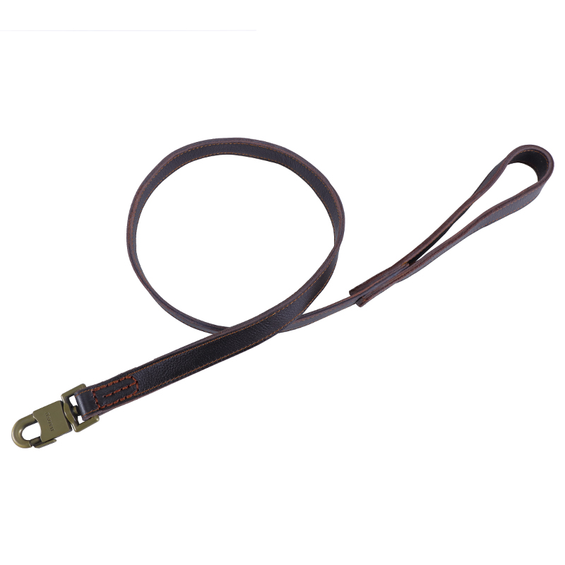 棕色真皮牵引绳