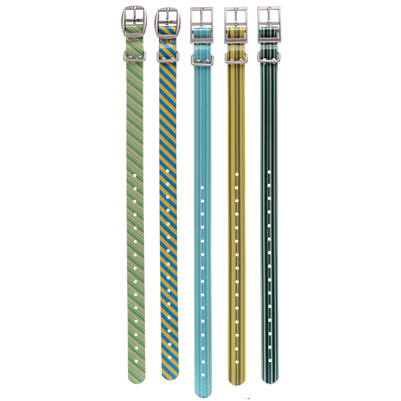 高档耐老化彩色图案定制款优质TPU防水项圈 宠物脖套