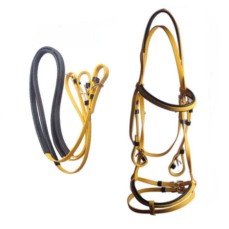 防水易清洗包胶PVC水勒马缰绳