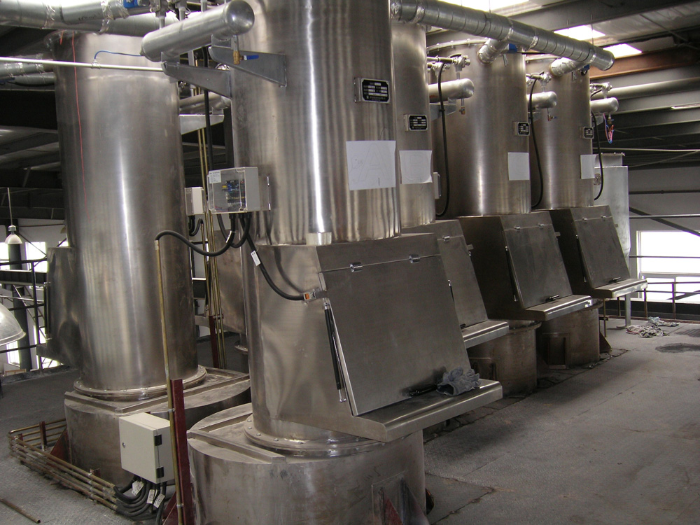 集中除塵小包開袋站