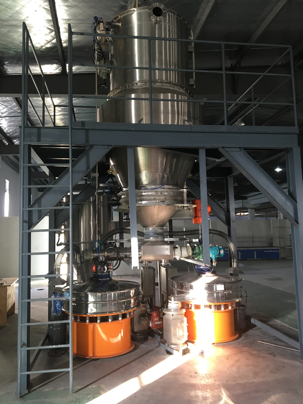 鋰電池負(fù)極材料正壓輸送系統(tǒng)