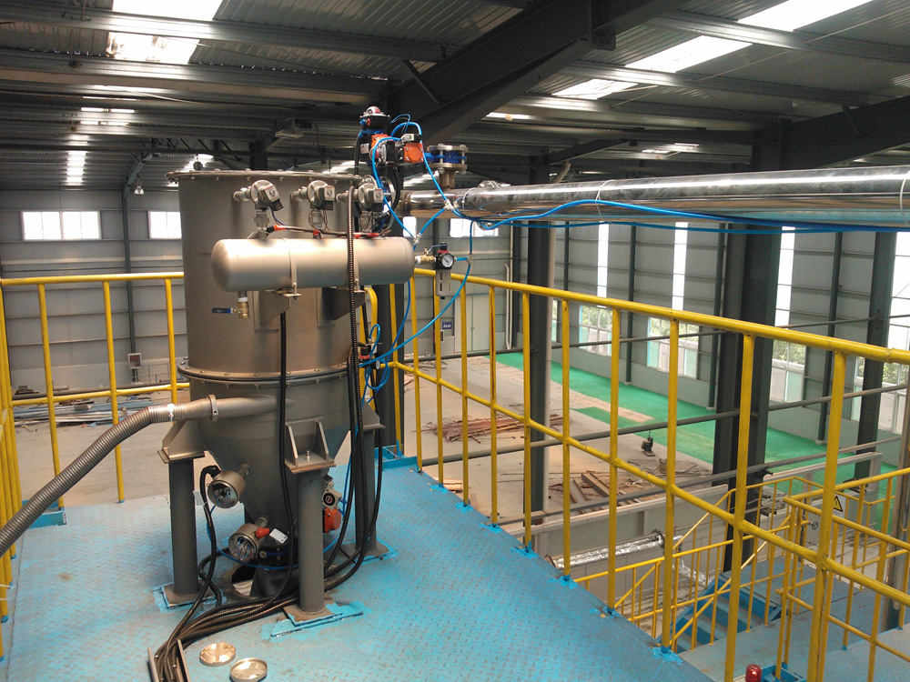 鋰電池正極材料負(fù)壓輸送系統(tǒng)