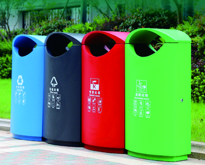 HD08-09  小区分类果皮箱