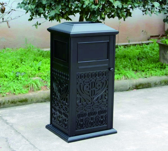 HD08-12  铸铝垃圾桶