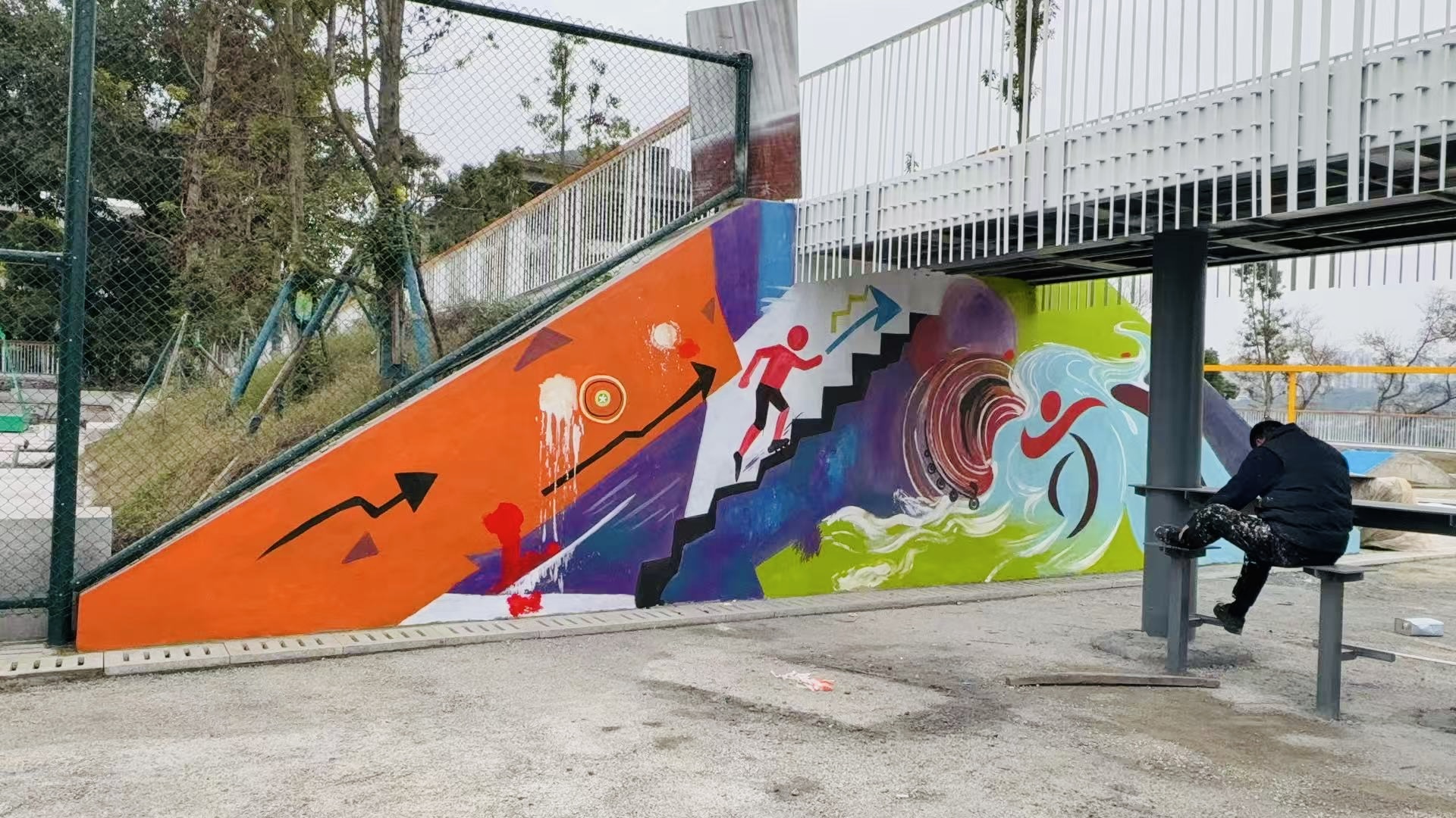 巴滨路项目游乐设施安装