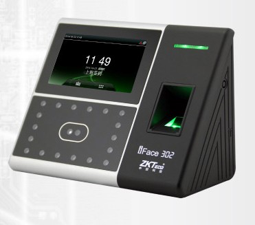 IFACE302人脸指纹考勤机