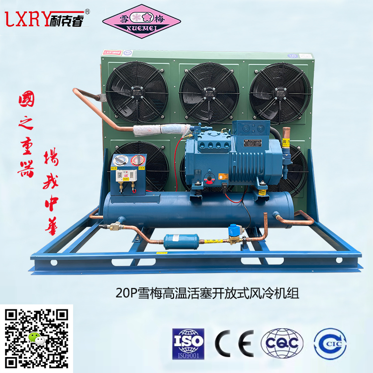 20P高温雪梅活塞开放式风冷机组
