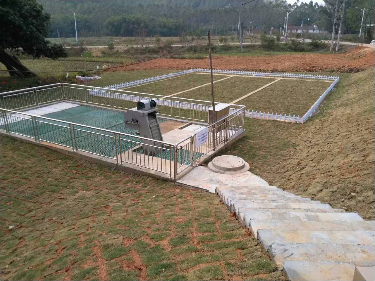 地埋模式！广东增城中心镇濠迳村污水处理工程