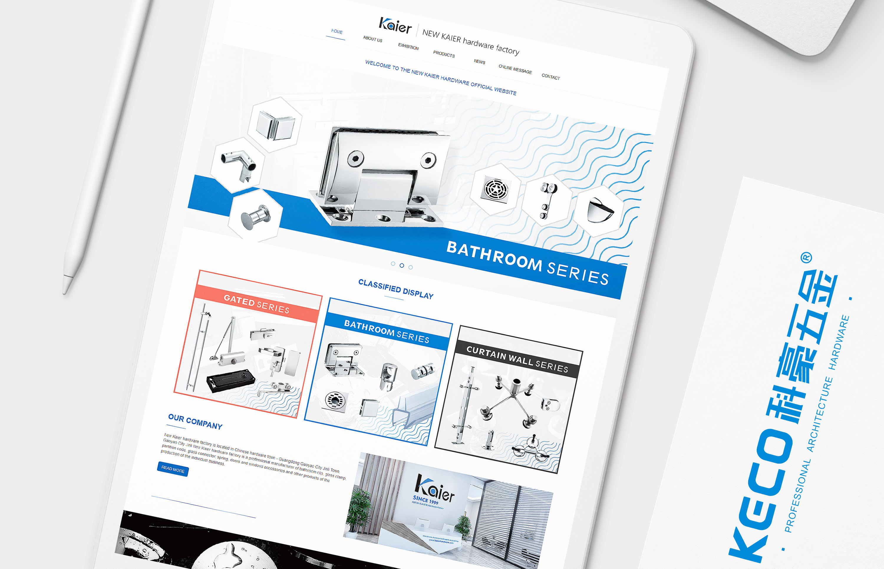 The new website was successfully launched