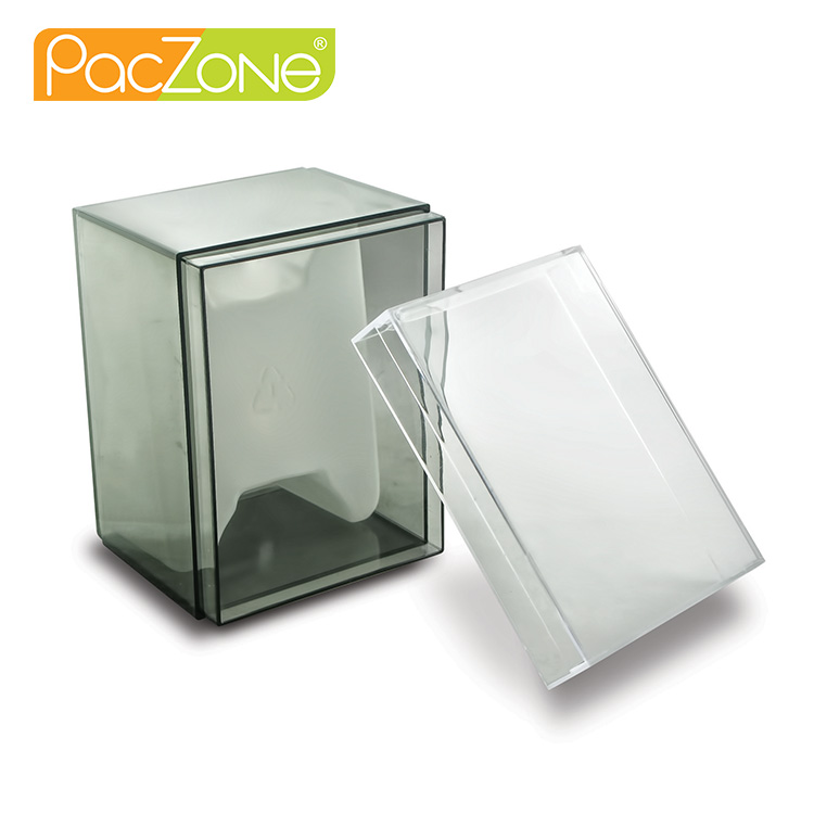 Rectangular top and bottom watch box