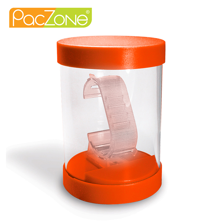 Transparent Round Watch Box