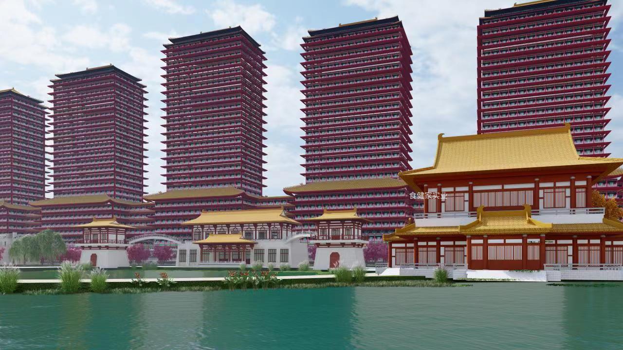 養(yǎng)老小區(qū)宮殿式建筑