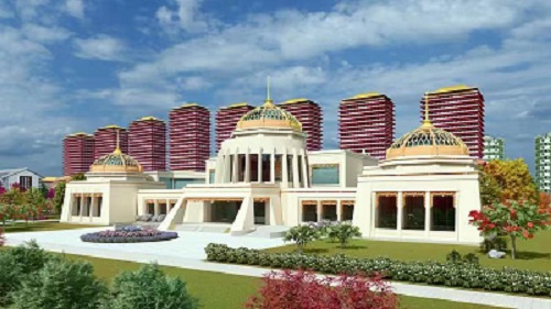 養(yǎng)老小區(qū)伊斯蘭風(fēng)格建筑