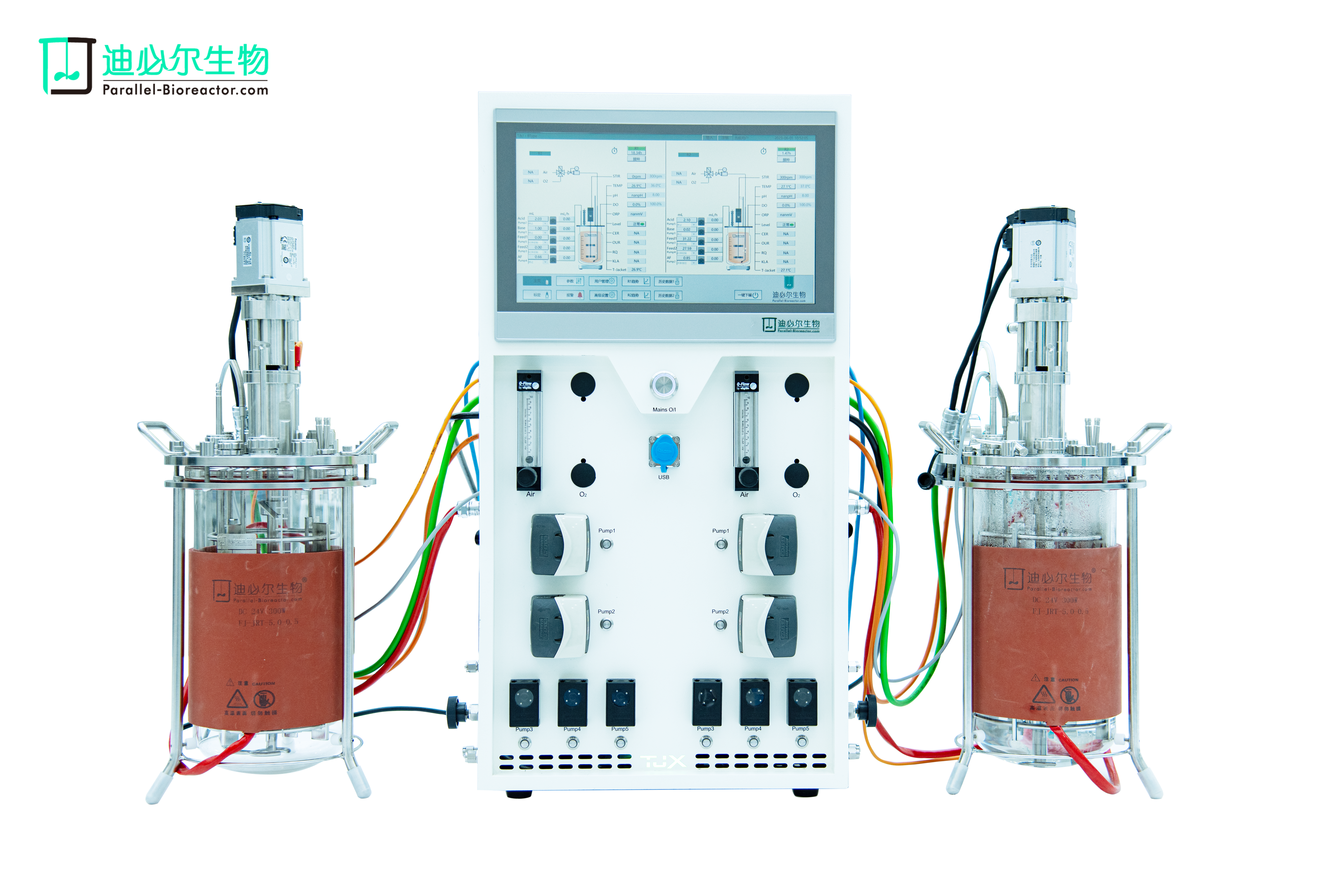 T&J- IntelliFermB  台式双联发酵罐