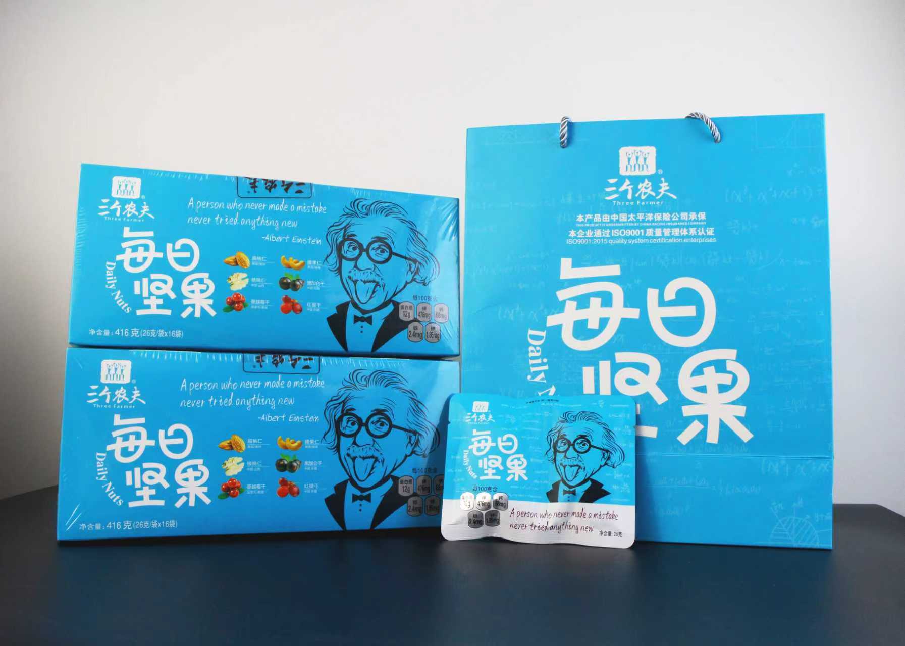 三个农夫 每日坚果-爱因斯坦416g(26g*16袋）