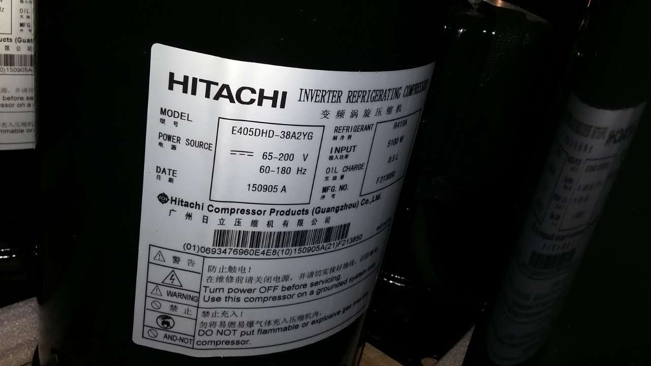 E405DHD-38A2YG 广州江森日立压缩机 日本电源