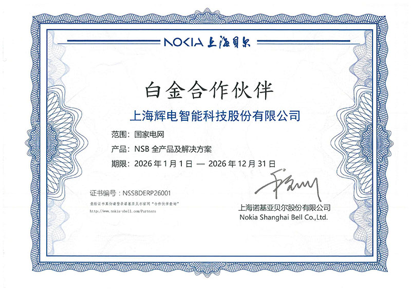 贝尔-白金合作伙伴-国家电网