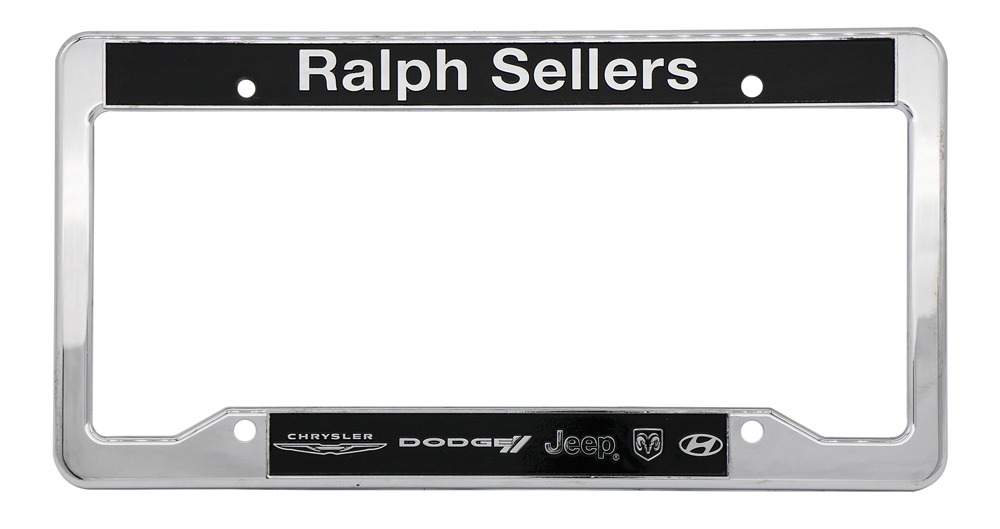 Raised Copy Chrome Plastic Frame(31 styl