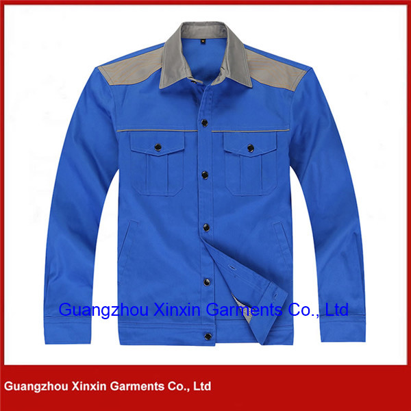 2017 OEM  Cotton Polyester Long Sleeve Safety Wear for Winter (W129)