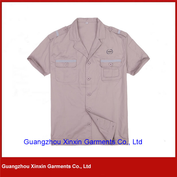 Custom Made Short Sleeve Work Clothes for Summer (W265)