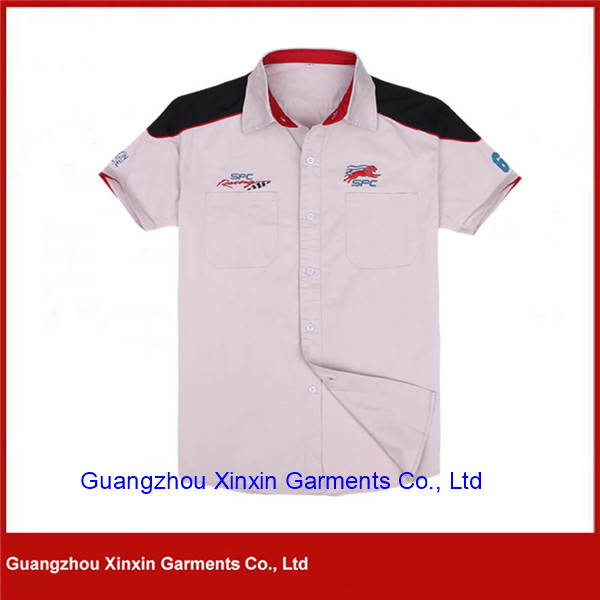 Custom Made Short Sleeve Working Apparel for Summer (W266)