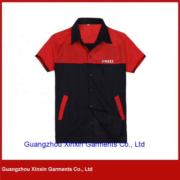 Custom Made Short Sleeve Work Shirts for Summer (W269)