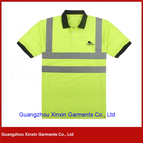Custom Printing High Quality Hi vis Working Reflective Shirts (W300)
