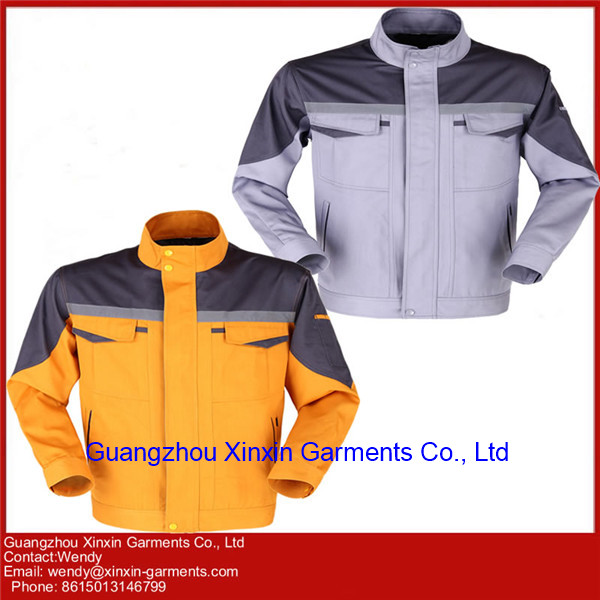 2018 Factory Custom Made Safety Reflective Working Uniform Jacket for Men (W345)